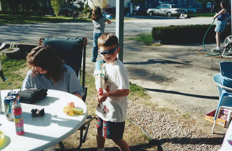 Jake at one of his birthdays